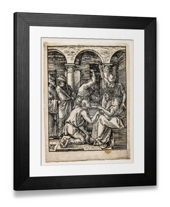 Framed Print : Crop with Crown of Thorns, 1508 Framed Print : Crop with Crown of Thorns, 1508