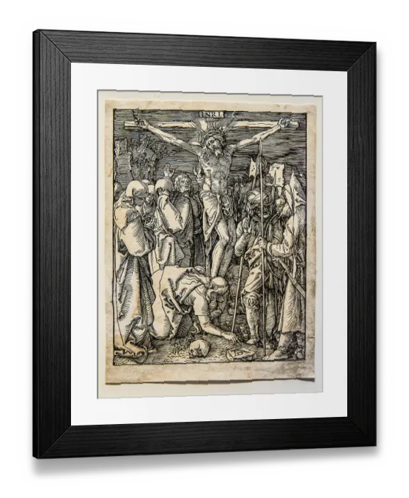 Framed Print : Crucifixion of Christ, 1509, The Little Passion