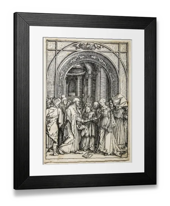 Framed Print : The Betrothal of the Virgin, 1504