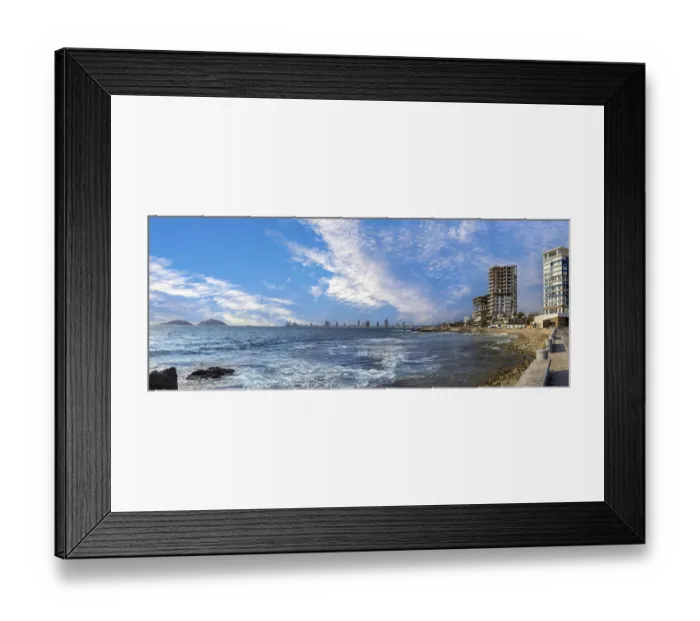 Framed Print : Mazatlan sea promenade, El Malecon Framed Print : Mazatlan sea promenade, El Malecon