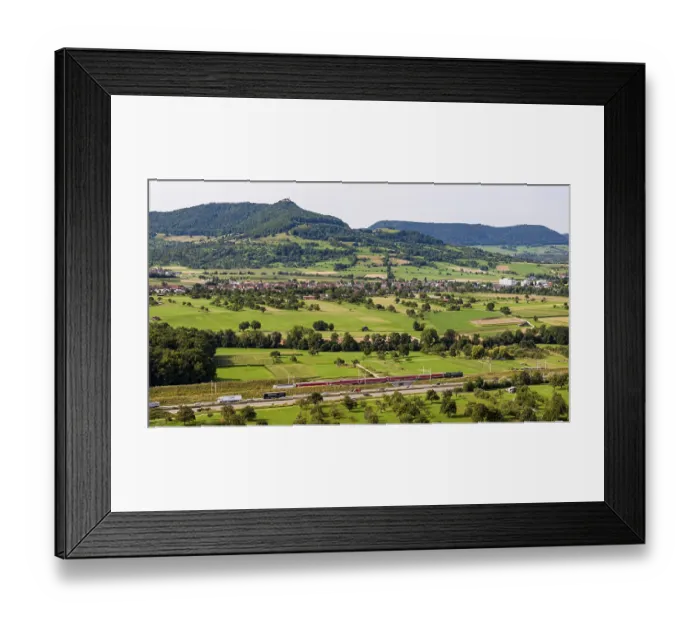 Framed Print : A8 motorway near Kirchheim unter Teck Framed Print : A8 motorway near Kirchheim unter Teck