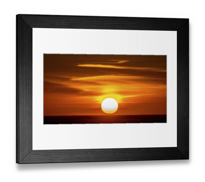 Framed Print : Sunset by the sea, Santa Ponca Framed Print : Sunset by the sea, Santa Ponca