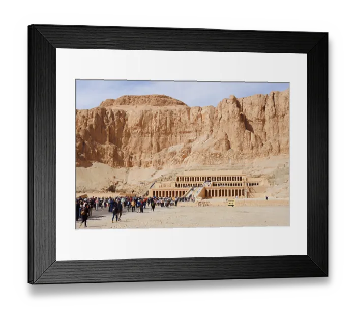 Framed Print : Temple of Hatshepsut, mortuary temple of Hatshepsut