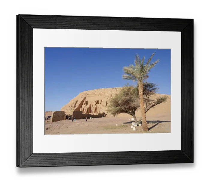 Framed Print : Great Temple of Ramses II, Temple of Abu Simbel