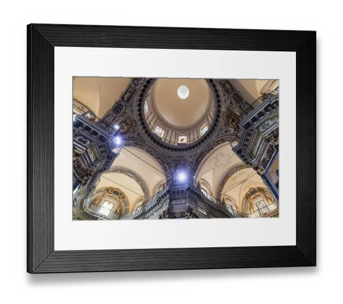 Framed Print : Interior view, Cathedral, Cathedrale Sainte-Reparate de Nice