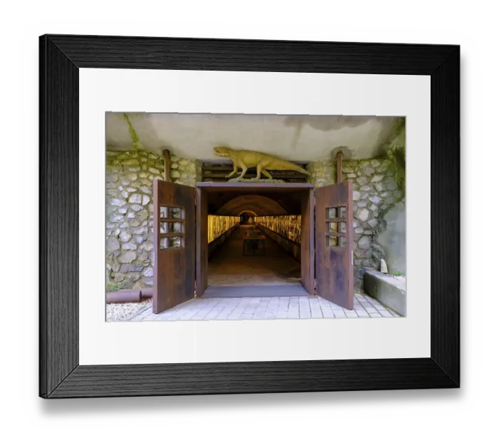 Framed Print : Gampengallery, Gampenjoch, Gampen Pass Framed Print : Gampengallery, Gampenjoch, Gampen Pass