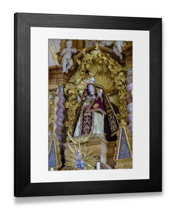 Framed Print : Main altar with picture of grace Framed Print : Main altar with picture of grace