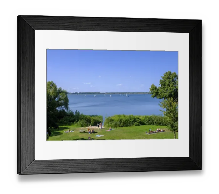 Framed Print : Arendsee, Altmark, Saxony-Anhalt, Germany Framed Print : Arendsee, Altmark, Saxony-Anhalt, Germany