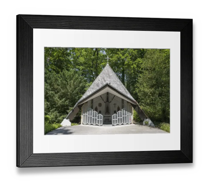 Framed Print : Peace Chapel, Garden Show, Bad Lippspringe