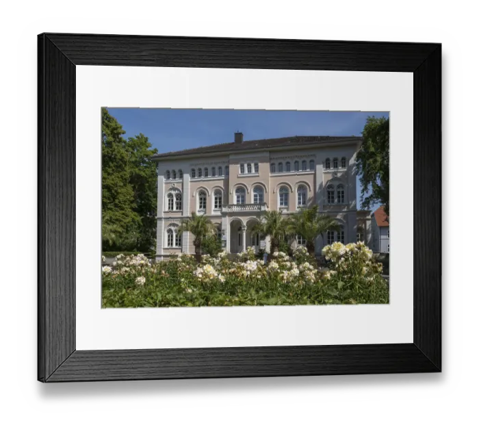 Framed Print : Prinzenpalais, Arminiuspark, Bad Lippspringe Framed Print : Prinzenpalais, Arminiuspark, Bad Lippspringe