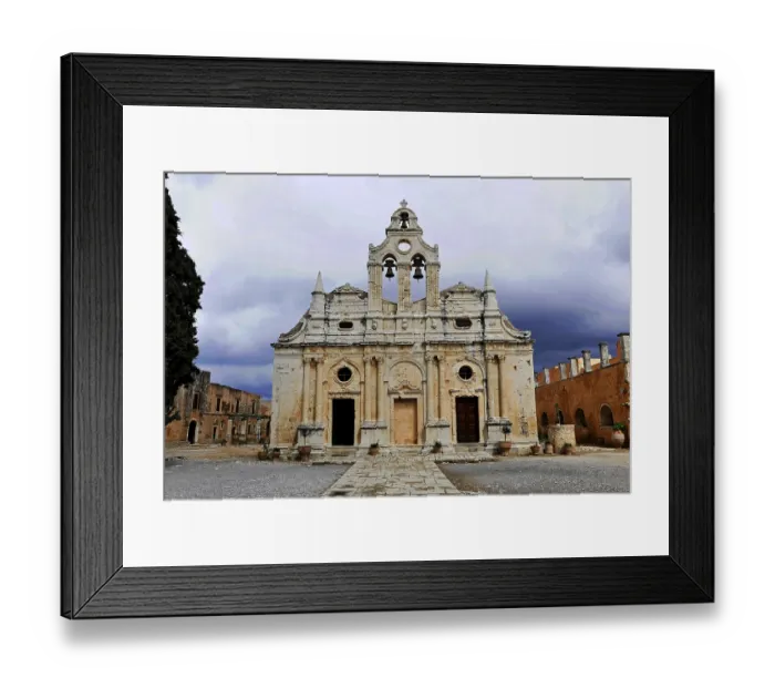 Framed Print : Monastery church, Arkadi Monastery