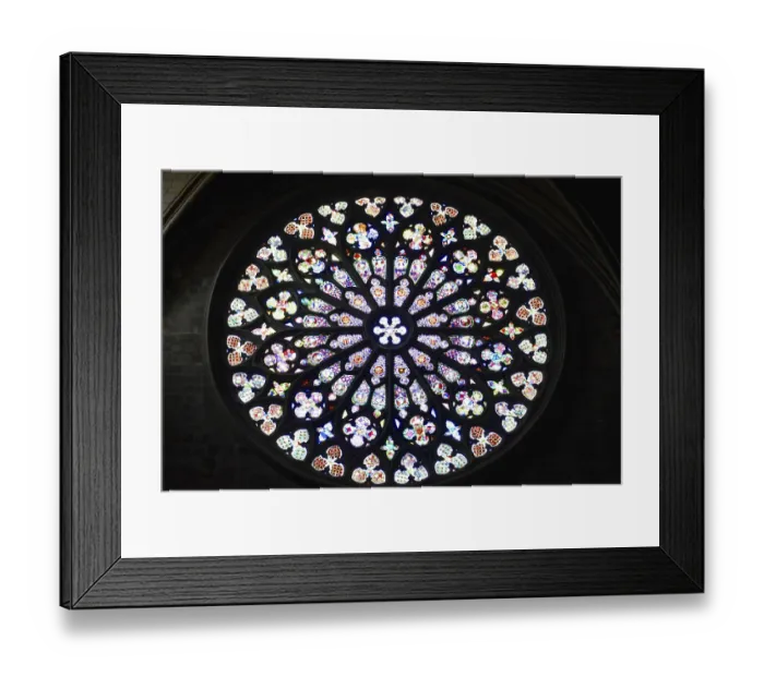 Framed Print : Basilica of Santa Maria del Pi in Barcelona Framed Print : Basilica of Santa Maria del Pi in Barcelona