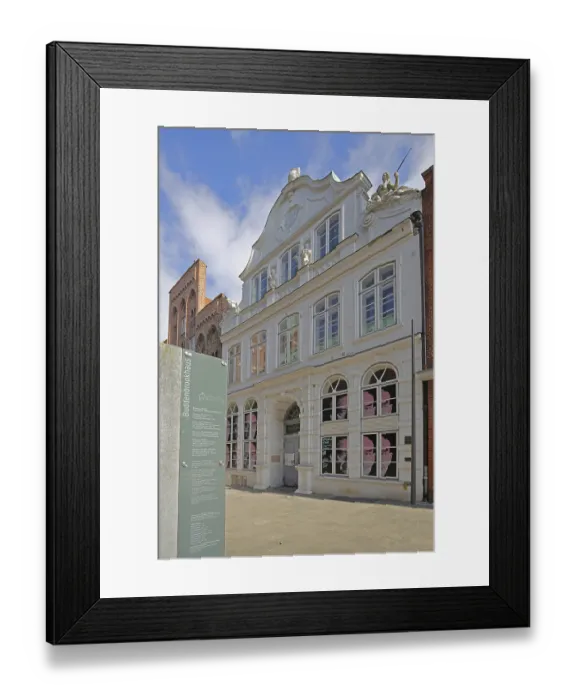 Framed Print : Historic Buddenbrook House, Heinrich and Thomas Mann Centre