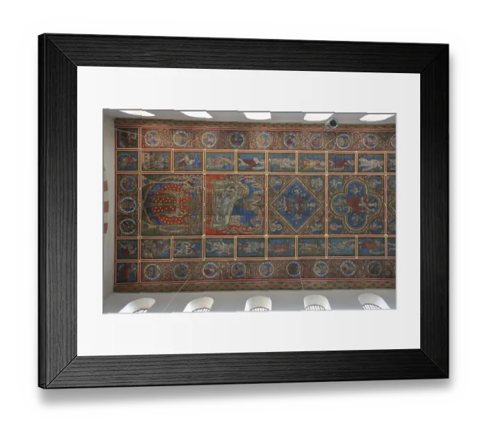 Framed Print : Ceiling of the Ottonian UNESCO St Michael's Church Framed Print : Ceiling of the Ottonian UNESCO St Michael's Church