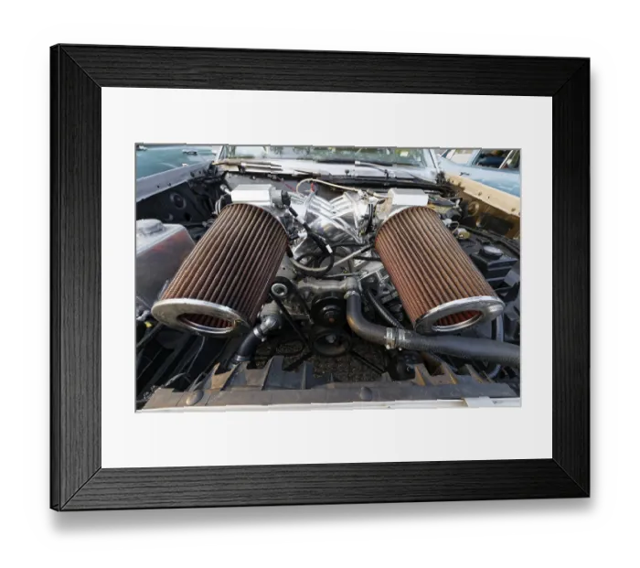 Framed Print : Vintage car engine, car show, Chateauguay Framed Print : Vintage car engine, car show, Chateauguay