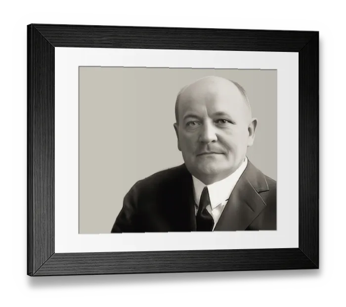 Framed Print : Emil Molt, 1876-1936, German businessman Framed Print : Emil Molt, 1876-1936, German businessman