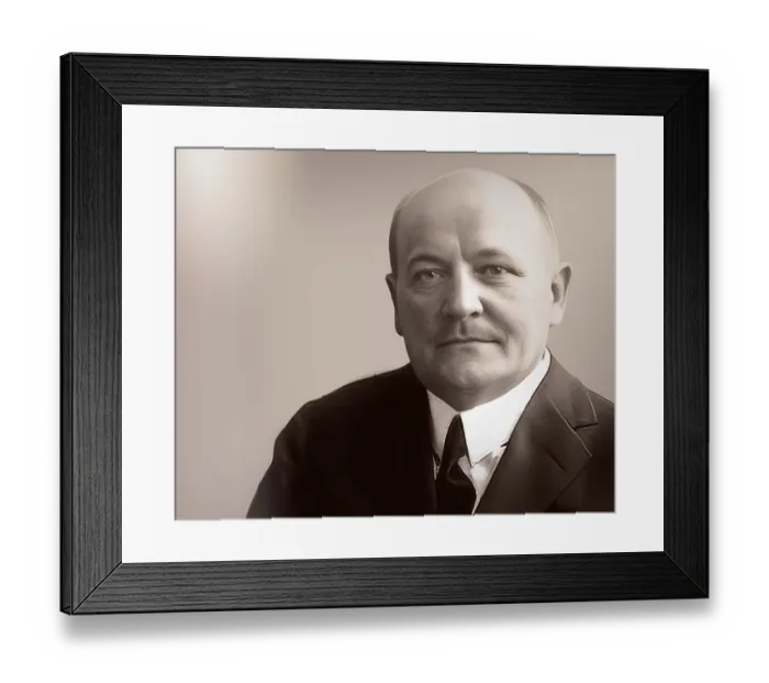 Framed Print : Emil Molt, 1876-1936, German businessman