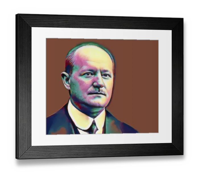 Framed Print : Emil Molt, 1876-1936, German businessman