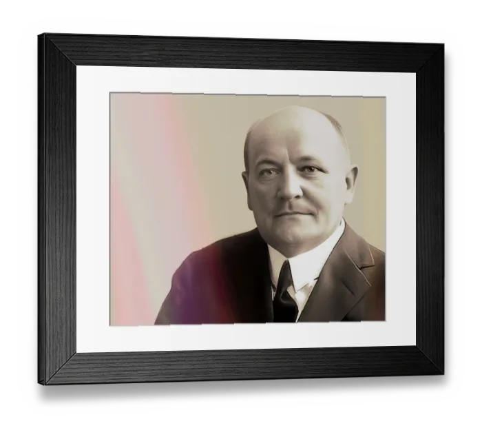 Framed Print : Emil Molt, 1876-1936, German businessman