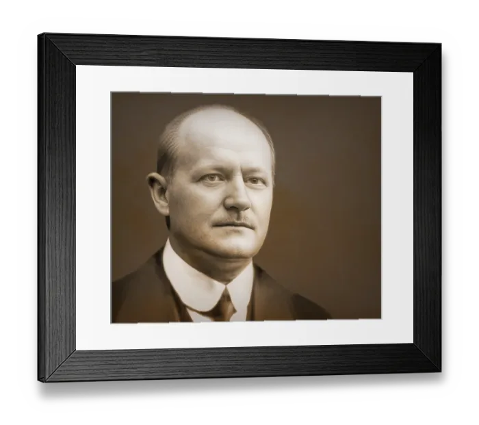 Framed Print : Emil Molt, 1876-1936, German businessman