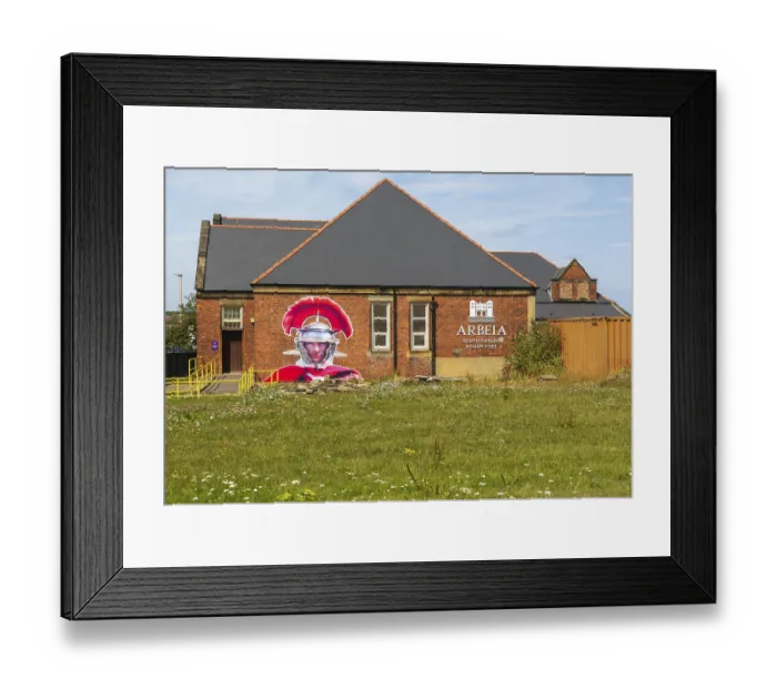 Framed Print : Museum building, Roman fort of Arbeia Framed Print : Museum building, Roman fort of Arbeia