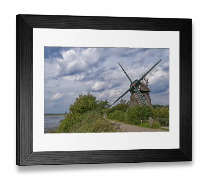 Framed Print : The Charlotte mill, a Dutch windmill