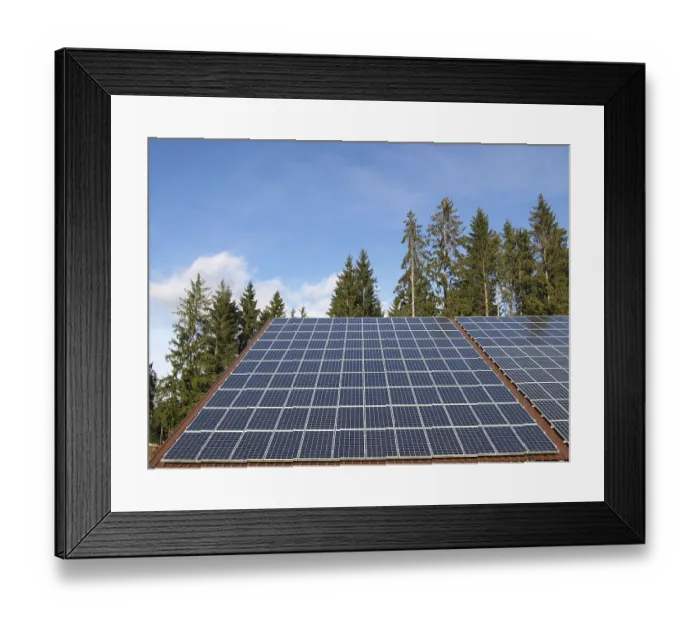 Framed Print : Solar cells Framed Print : Solar cells