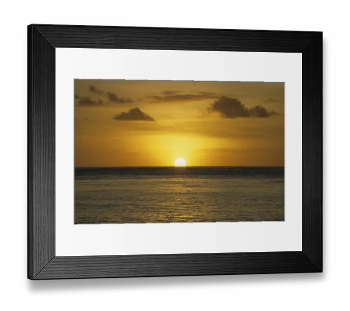 Framed Print : Sunset