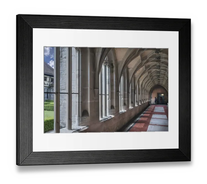 Framed Print : Cloister of Bebenhausen Monastery Framed Print : Cloister of Bebenhausen Monastery
