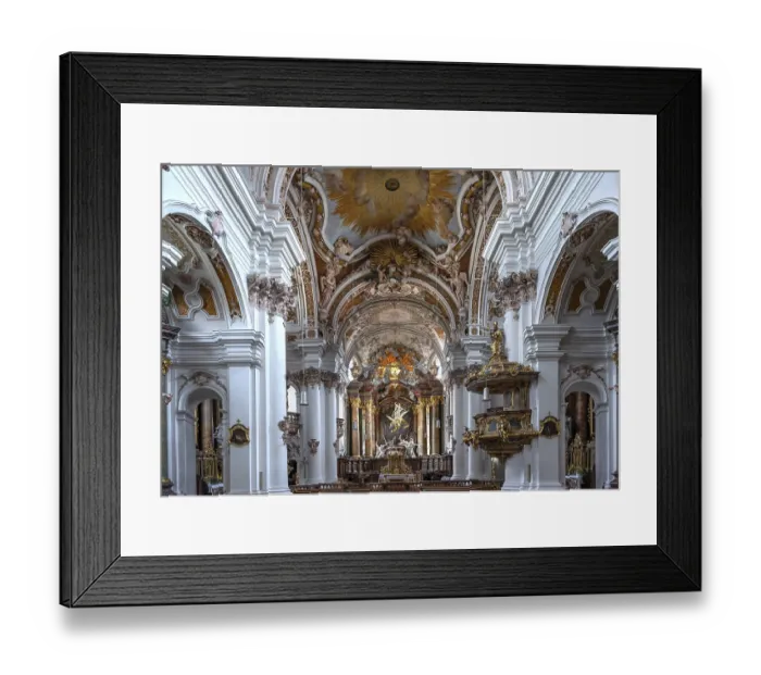 Framed Print : General view of the high altar of the Assumption of the Virgin Mary Framed Print : General view of the high altar of the Assumption of the Virgin Mary