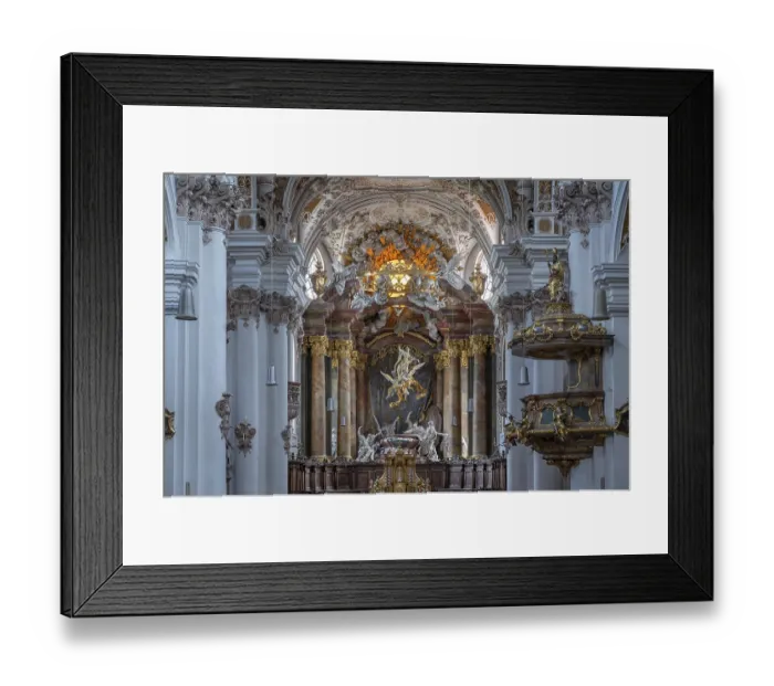 Framed Print : General view of the high altar of the Assumption of the Virgin Mary Framed Print : General view of the high altar of the Assumption of the Virgin Mary