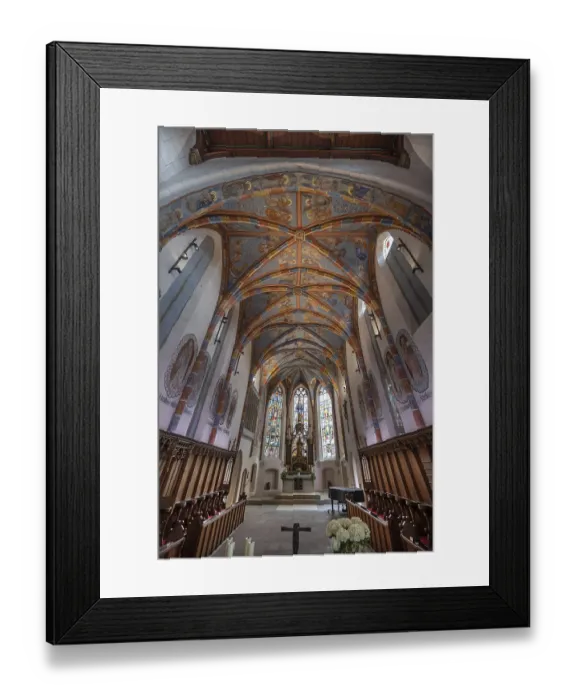 Framed Print : Choir with the neo-Gothic high altar Framed Print : Choir with the neo-Gothic high altar