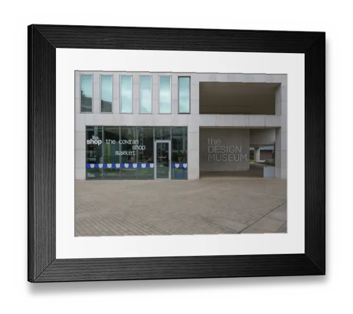 Framed Print : Shop, Design Museum London, architect John Dawson Framed Print : Shop, Design Museum London, architect John Dawson