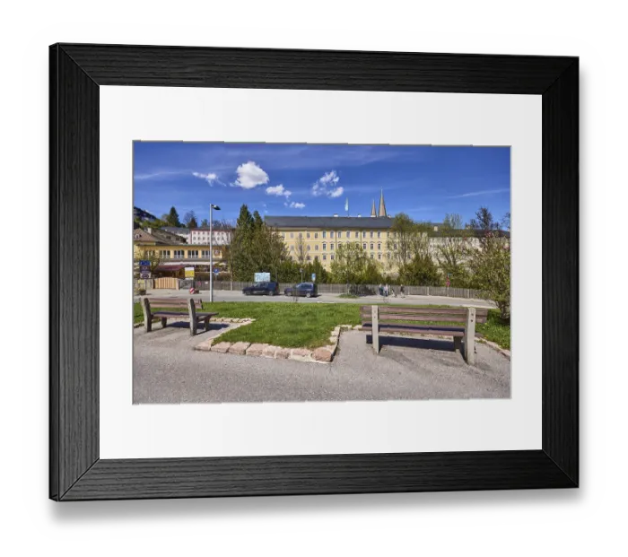 Framed Print : Royal Castle Berchtesgaden, general development