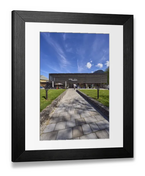 Framed Print : AlpenCongress Berchtesgaden, congress hall