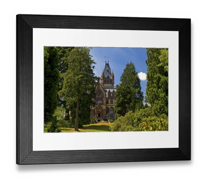 Framed Print : Drachenburg Castle, Siebengebirge