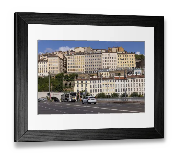 Framed Print : Densely built traditional houses in the city centre Framed Print : Densely built traditional houses in the city centre