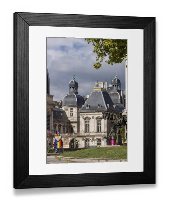 Framed Print : Town hall with rainbow flag, Hotel de Ville
