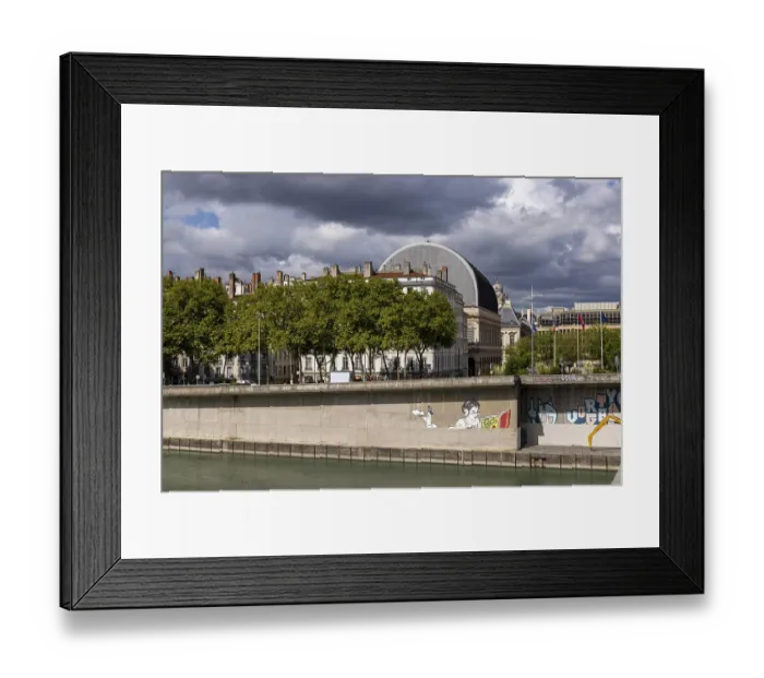 Framed Print : Pont Morand and National Opera