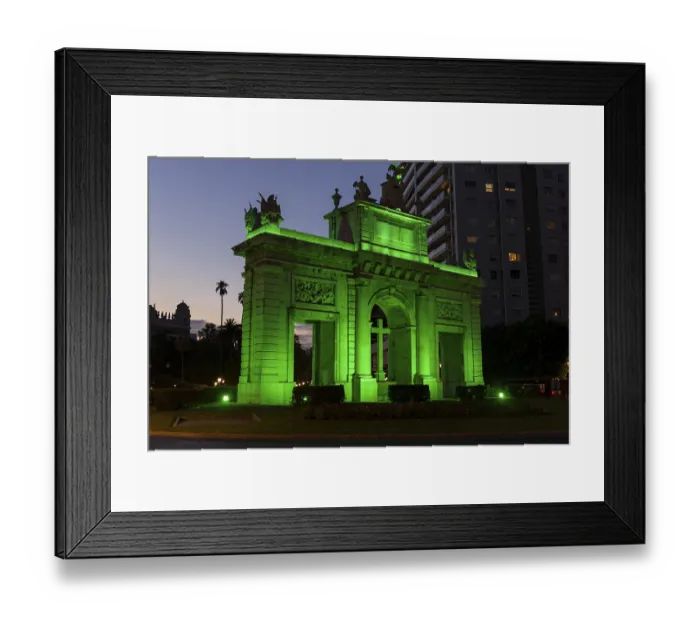 Framed Print : Porta del Mar, Archway for King Felipe II Framed Print : Porta del Mar, Archway for King Felipe II