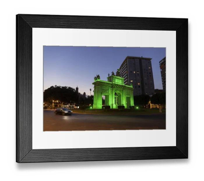 Framed Print : Porta del Mar, Archway for King Felipe II Framed Print : Porta del Mar, Archway for King Felipe II