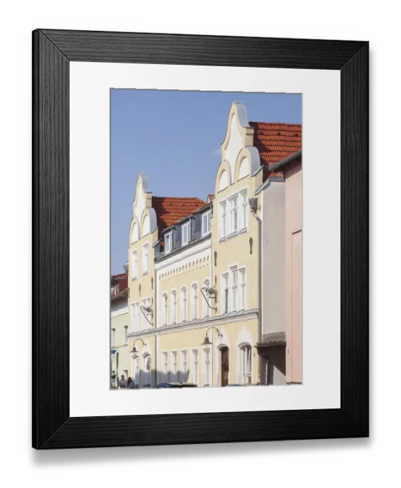 Framed Print : Old, historic residential building Framed Print : Old, historic residential building