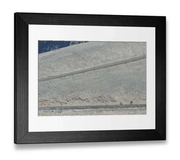 Framed Print : Cyclist riding on Mont Ventoux, Provence, France Framed Print : Cyclist riding on Mont Ventoux, Provence, France