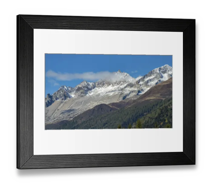 Framed Print : Scenery around the Saint-Gotthard Massif