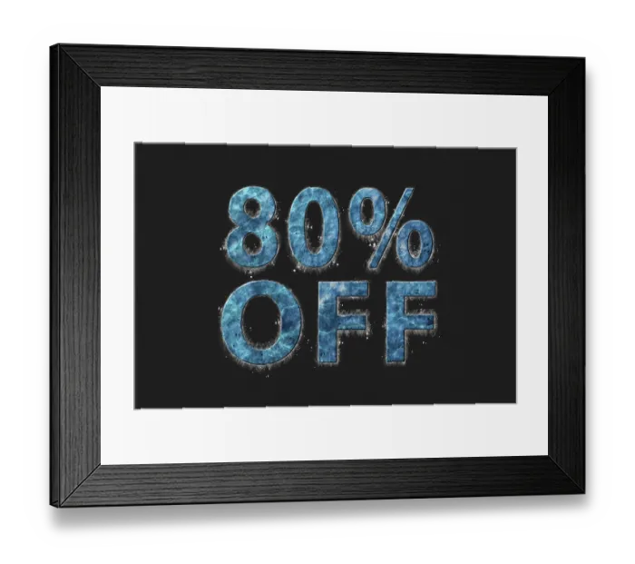 Framed Print : Sale and discount Price off tag