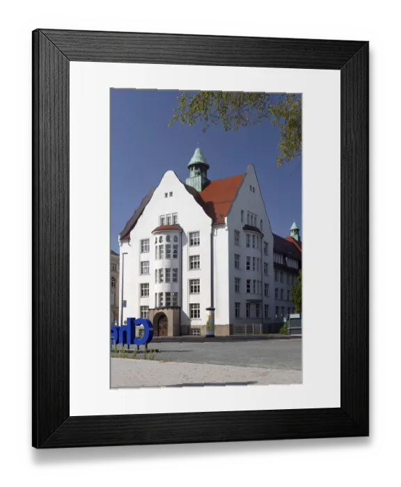 Framed Print : Vocational School Centre for Technology II Craft School Framed Print : Vocational School Centre for Technology II Craft School