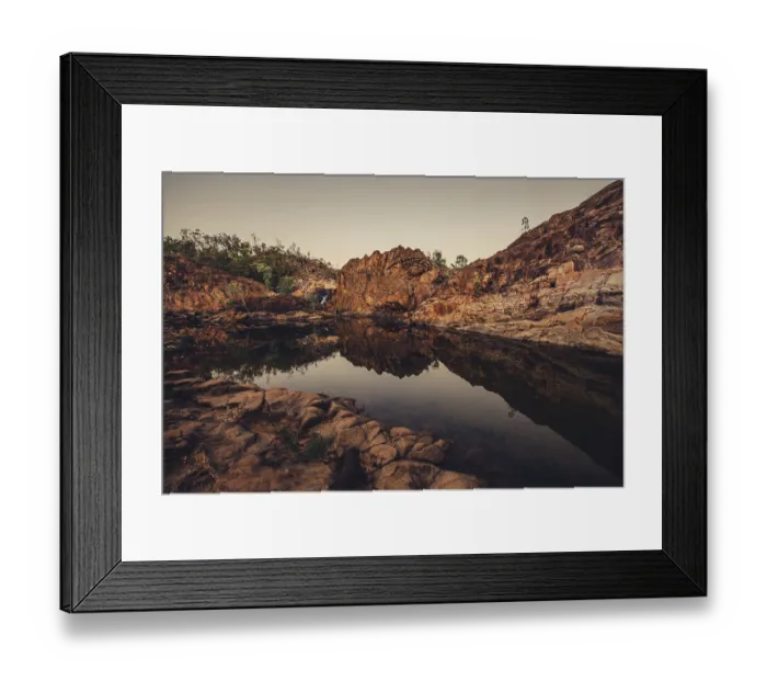 Framed Print : Sunrise Edith Falls in northern Australia