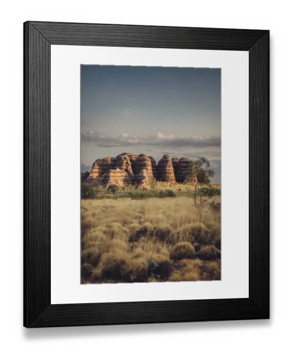 Framed Print : Bungle Bungle Range, Outback, hiking in Australia in high heat