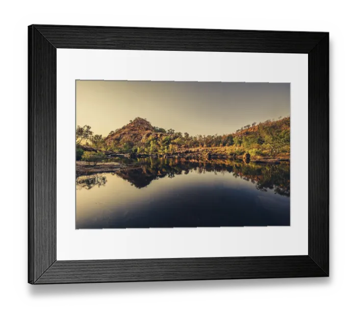 Framed Print : Bell Gorge, The Kimberleys, sunrise in the outback