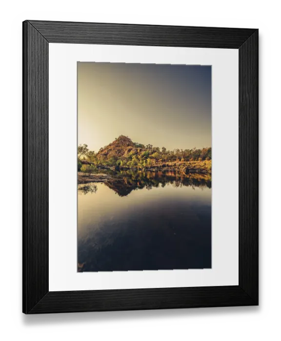 Framed Print : Bell Gorge, The Kimberleys, sunrise in the outback